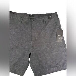 RVCA Daggers Fit Men's Dark Gray Shorts NWT size 34